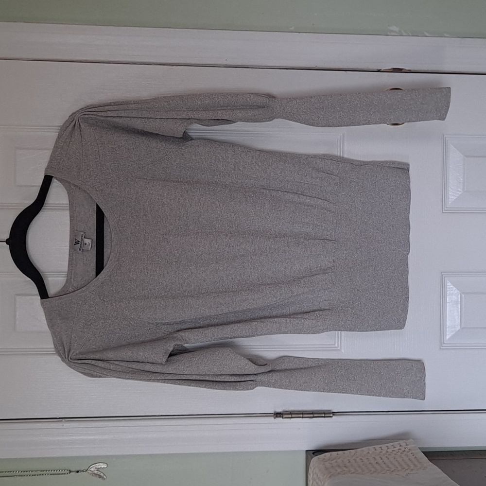 Worthington Metalic Gray Sweater